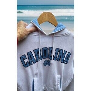 NC Carolina Tarheels Embroidered Stitch Hoodie Champs Sports Licensed Size Small